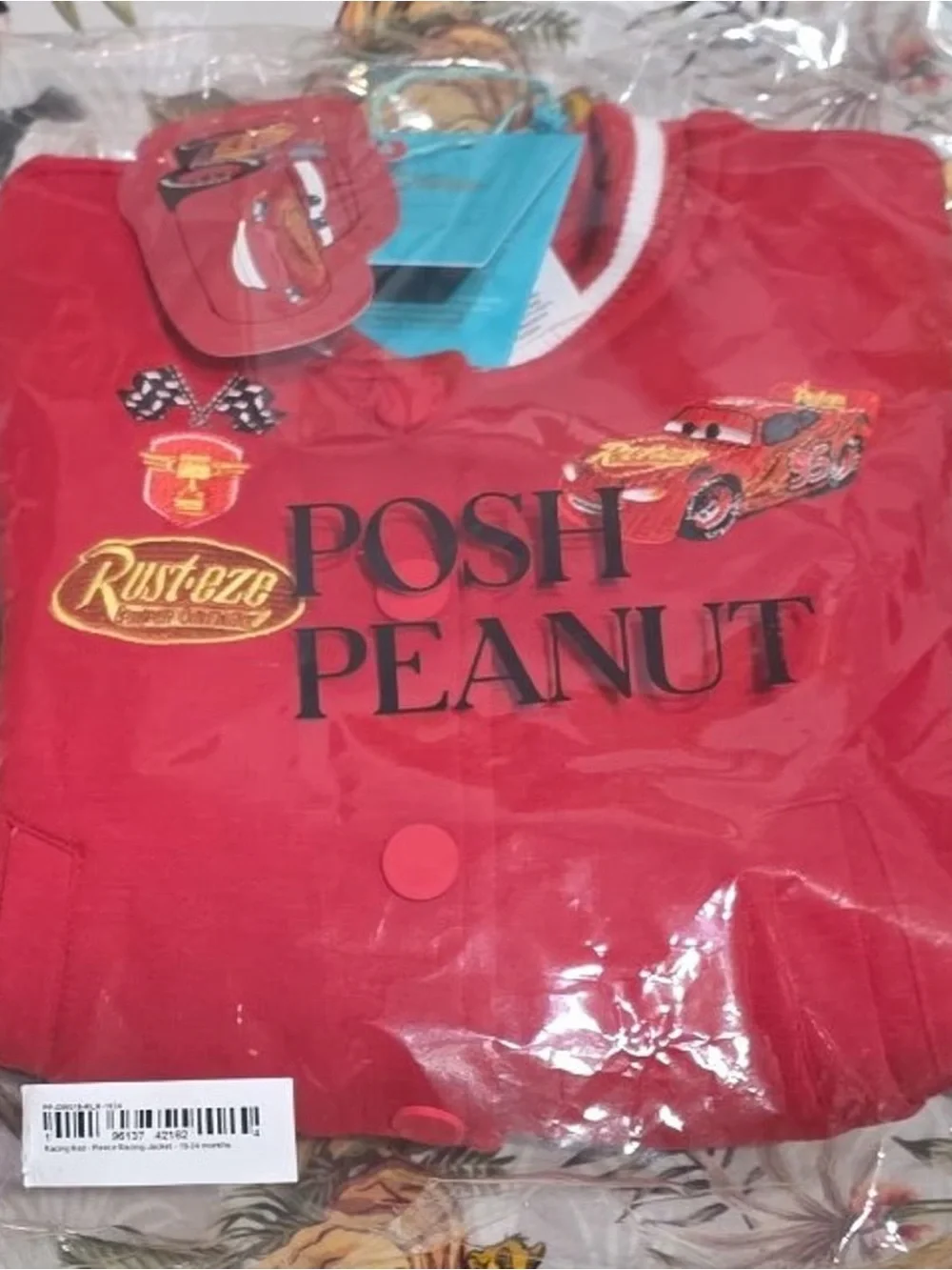 Posh Peanut Fieece Racing Jacket 18- 24 mo